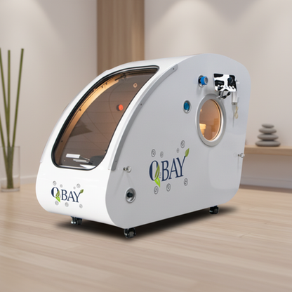 O2BAY 2ATA Hard Shell Sitting Hyperbaric Chamber For Commercial and Home Use.