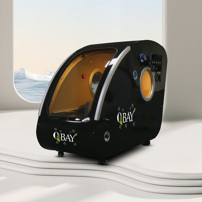O2BAY Natural Therapy 2ATA Hard Shell Sitting Hyperbaric Oxygen Chamber For Commercial and Home Use.