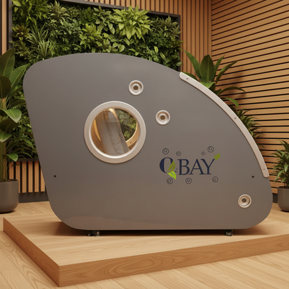 O2BAY Natural Therapy 2ATA Hard Shell Sitting Hyperbaric Chamber For Sale